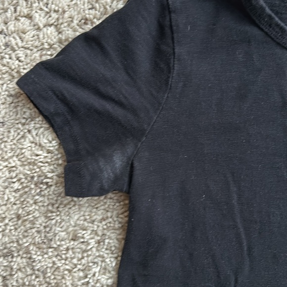 Old Navy, black T-shirt, dress, size XS petite - Picture 3 of 6